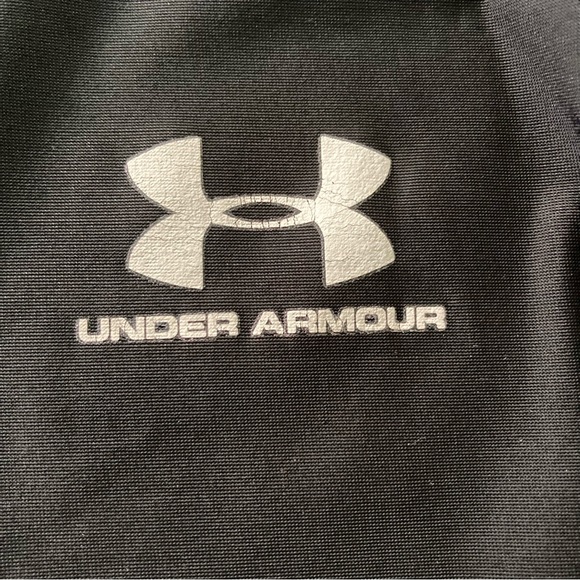 UNDER ARMOUR Active Fitted Long Sleeve Tee Shirt Youth Size Large Black - Picture 2 of 9